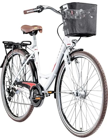 Miejski Rower Damski 28 Dynamo 6 Biegów Koszyk - 3