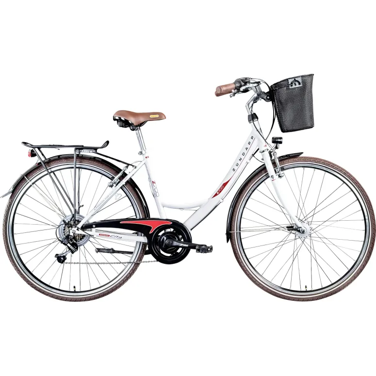 Miejski Rower Damski 28 Dynamo 6 Biegów Koszyk - 1