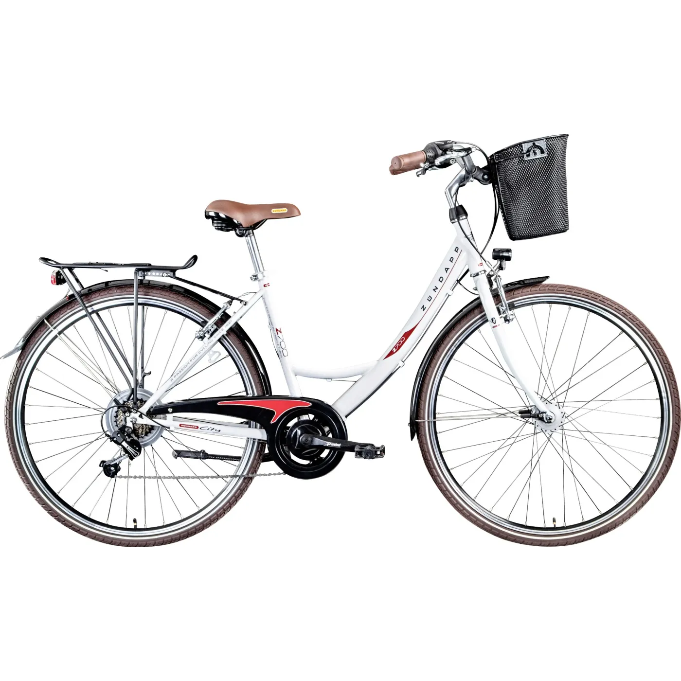 Miejski Rower Damski 28 Dynamo 6 Biegów Koszyk - 1