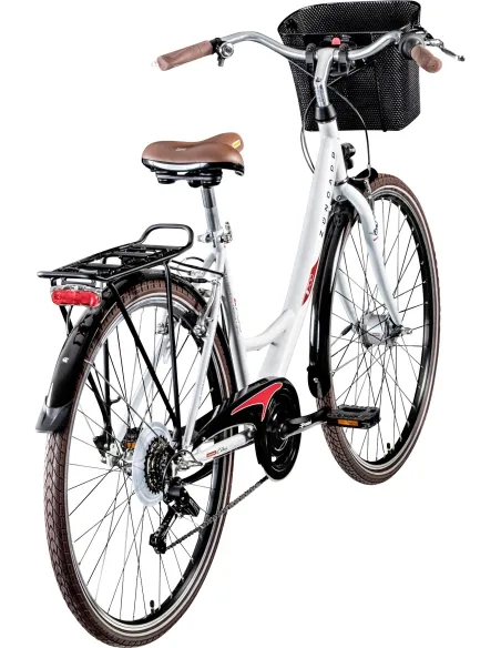 Miejski Rower Damski 28 Dynamo 6 Biegów Koszyk - 4