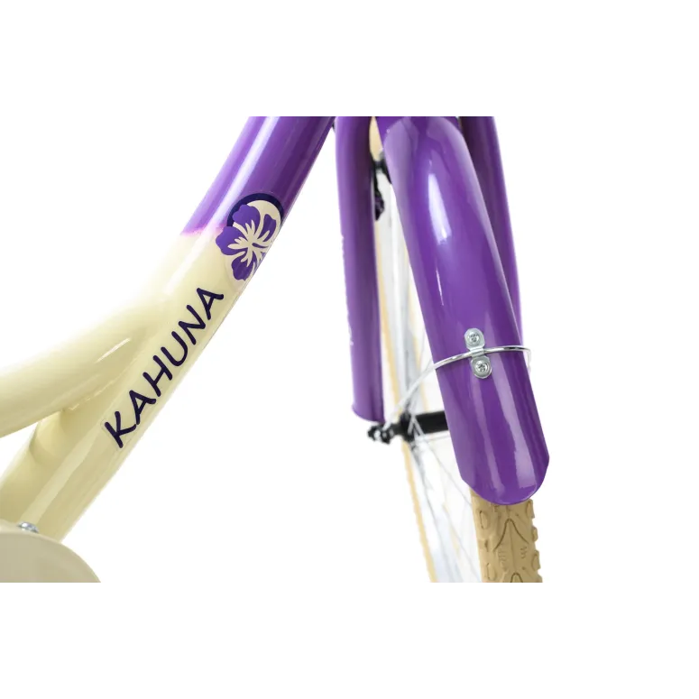 Dziewczęcy Rower Miejski Damka 24 Światła Bagażnik - 5