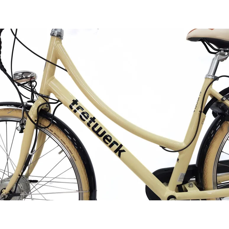 Rower Elektryczny Damski 28 Miejski ALU Shimano NEXUS 7 250W Światła Kontra