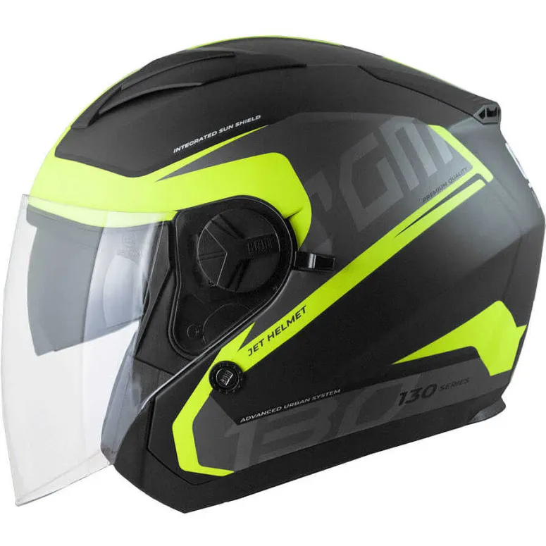 Kask Motocyklowy CGM 130s APACHE Jet r. S 55-56 cm Osłona Przeciwsłoneczna
