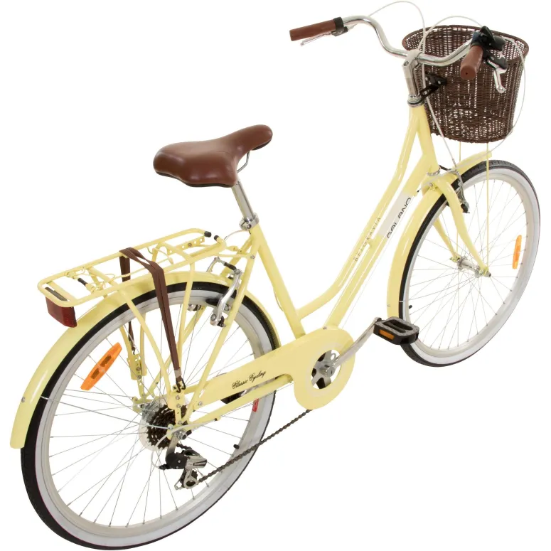 Galano Damski Rower Miejski 26 Koszyk 6 Biegów - 6