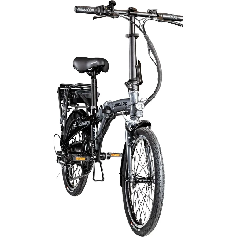 Rower Elektryczny Męski Damski Składany 20" Miejski Składak 250 W SHIMANO