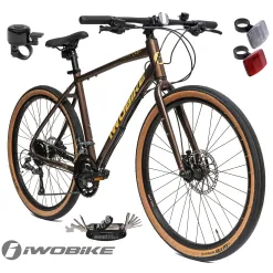 Rower Męski Gravel 27,5" IWOBIKE 2025 Shimano Claris Hydraulika Aluminium