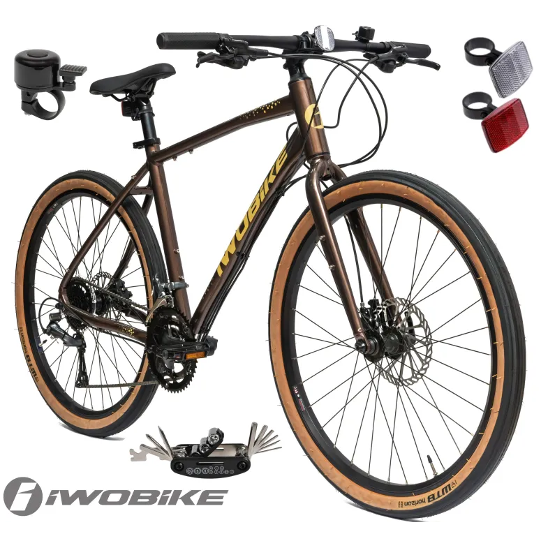 Rower Męski Gravel 27,5" IWOBIKE 2025 Shimano Claris Hydraulika Aluminium