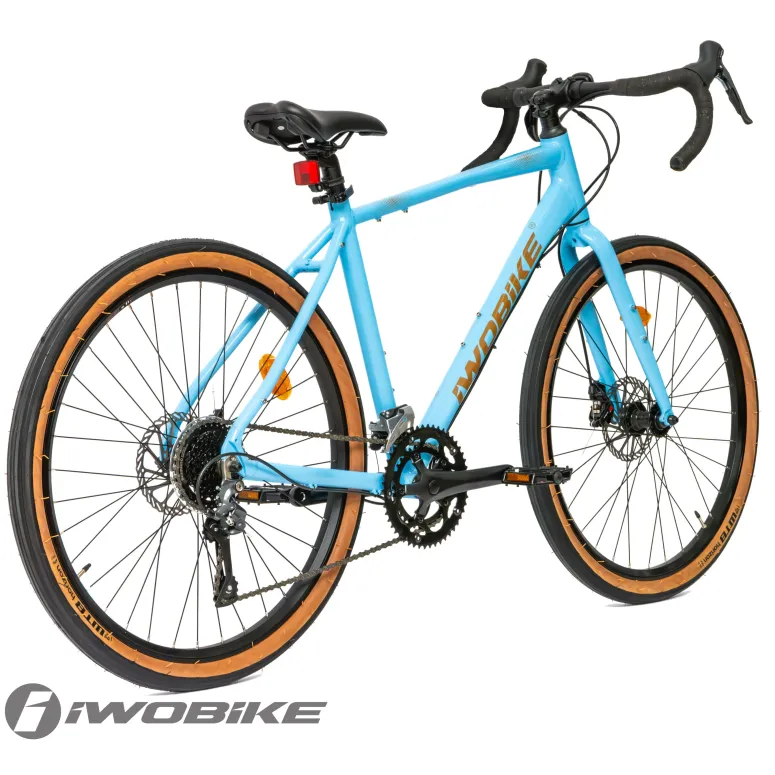 Rower Męski Gravel 27,5" Shimano Claris Tarcze Aluminium IWOBIKE 2025 Lekki