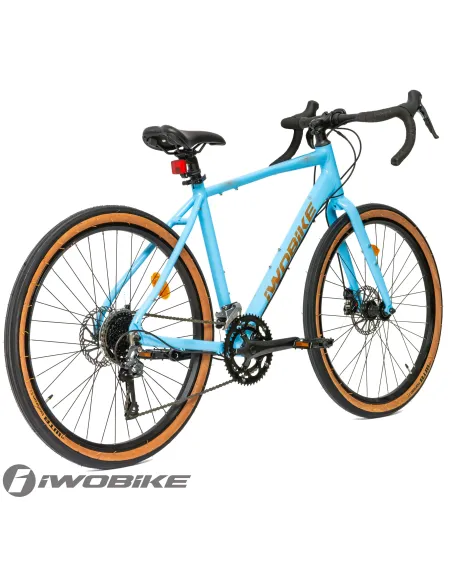 Rower Męski Gravel 27,5" Shimano Claris Tarcze Aluminium IWOBIKE 2025 Lekki