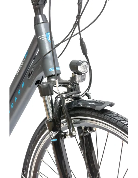 Rower Elektryczny Męski Trekkingowy 28 SHIMANO 21 Biegów 250W LCD Aluminium