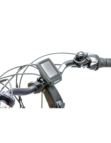 Rower Elektryczny Męski Trekkingowy 28 SHIMANO 21 Biegów 250W LCD Aluminium
