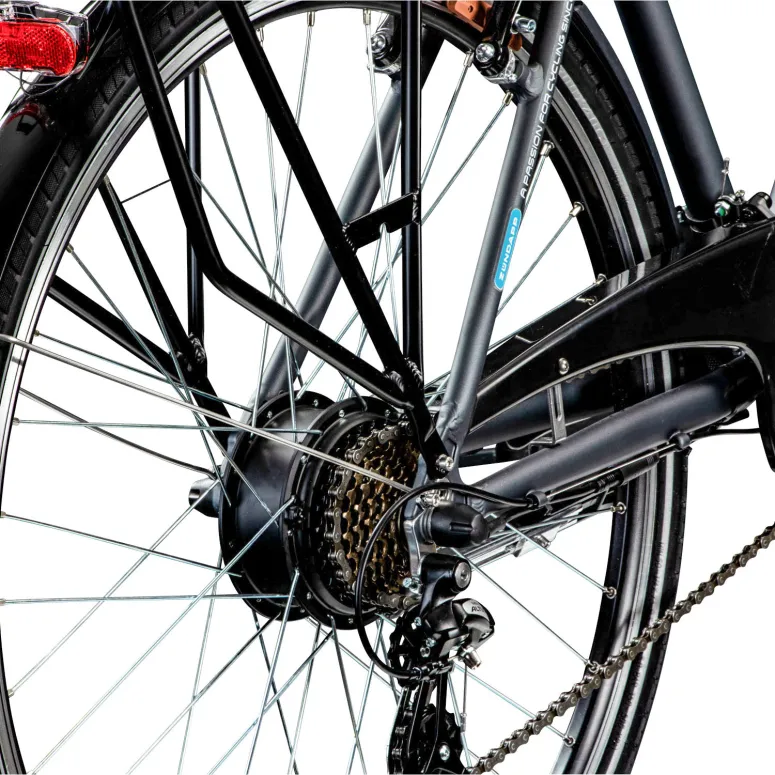 Rower Elektryczny Męski 28 Trekkingowy SHIMANO 250 W Aluminium Amortyzacja