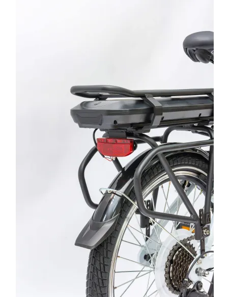 Rower Elektryczny Męski Damski Składany 20" SHIMANO Alu Składak 250 W LED