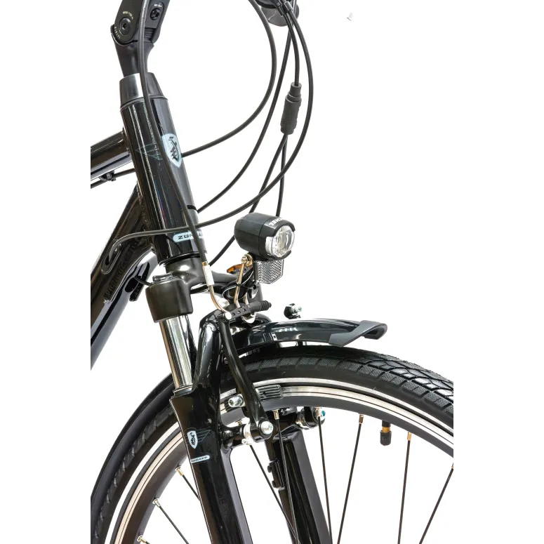 Rower Elektryczny Męski Trekkingowy 28" Shimano 21 Biegów Aluminium 250W