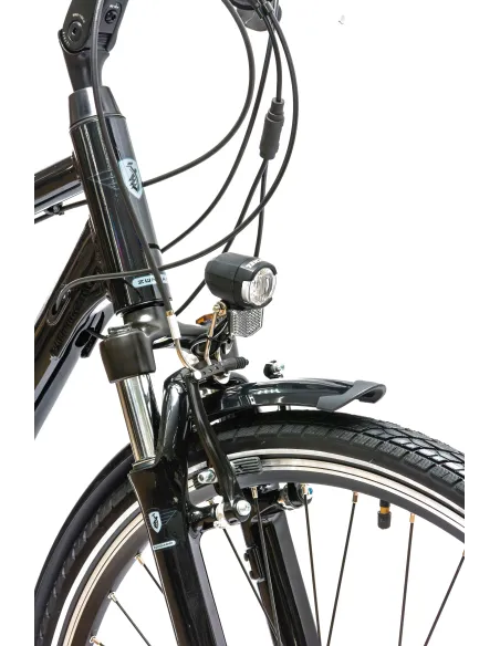 Rower Elektryczny Męski Trekkingowy 28" Shimano 21 Biegów Aluminium 250W