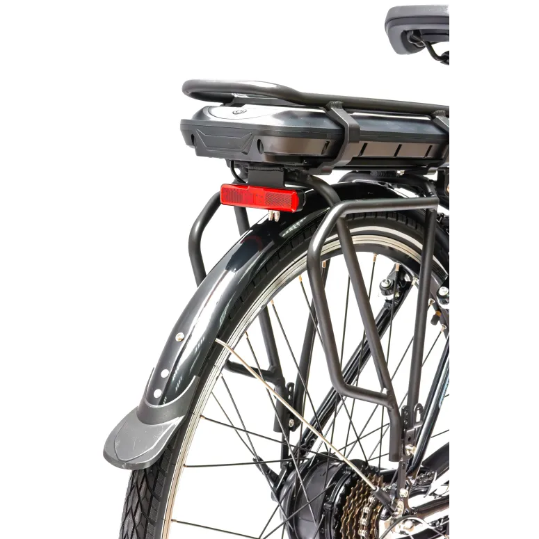 Rower Elektryczny Męski Trekkingowy 28" Shimano 21 Biegów Aluminium 250W