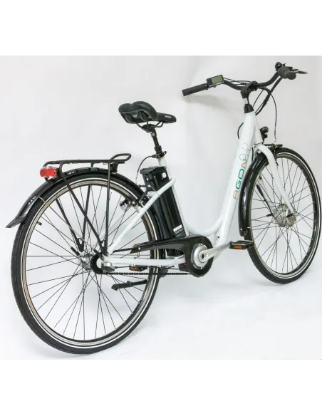 Rower Elektryczny Damski Miejski 28" Alu 250 W LCD SHIMANO Nexus Bagażnik