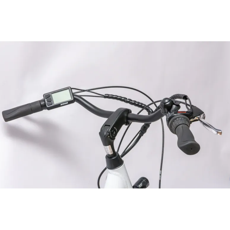 Rower Elektryczny Damski Miejski 28" Alu 250 W LCD SHIMANO Nexus Bagażnik