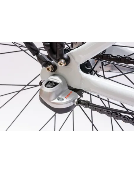 Rower Elektryczny Damski Miejski 28" Alu 250 W LCD SHIMANO Nexus Bagażnik