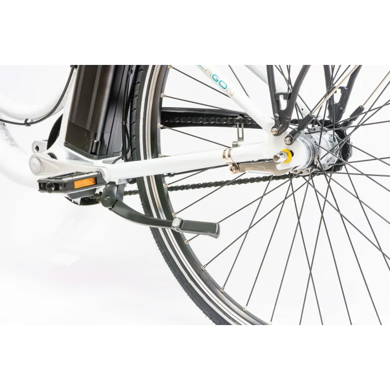 Rower Elektryczny Damski Miejski 28" Alu 250 W LCD SHIMANO Nexus Bagażnik