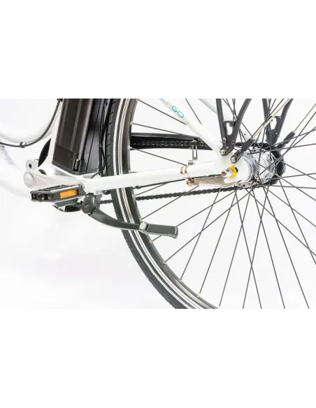 Rower Elektryczny Damski Miejski 28" Alu 250 W LCD SHIMANO Nexus Bagażnik