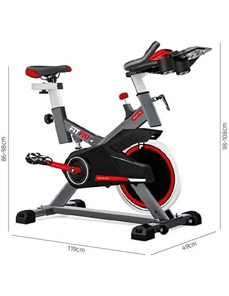 Rower Stacjonarny FITFIU Besp-100 Spinningowy LCD