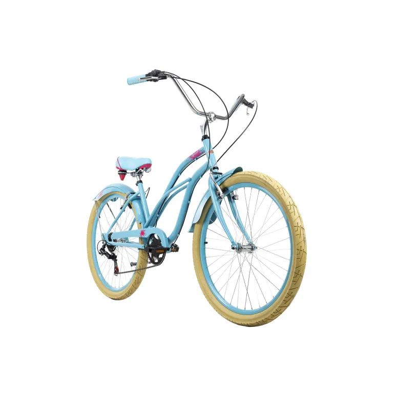 Dziewczęcy Rower 26 Beach Cruiser Miejski 6 Biegów - 7