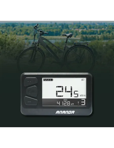 Elektryczny Rower Trekkingowy Męski 28 Hydraulika ALU Turystyczny 24 bieg