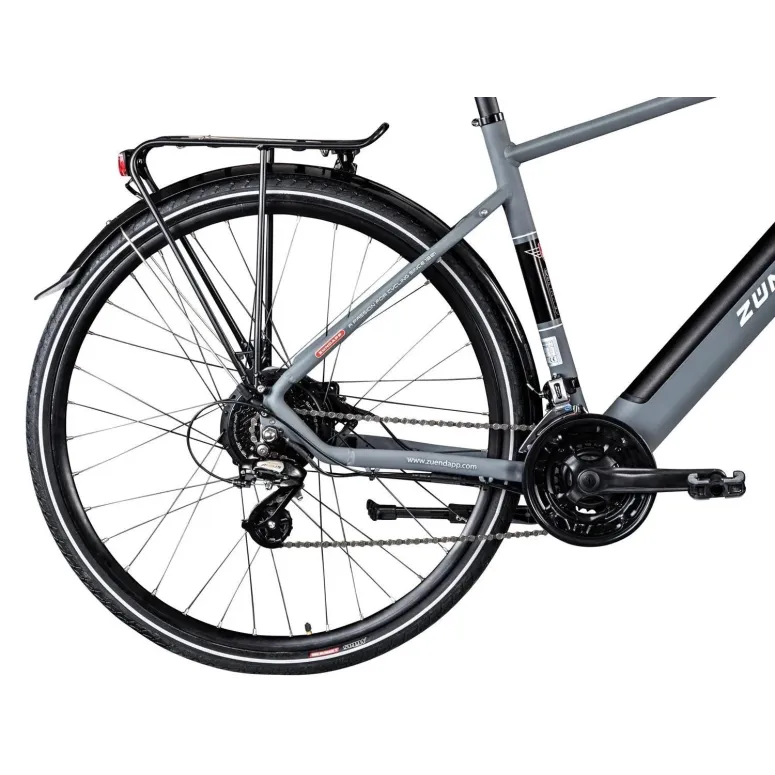 Elektryczny Rower Trekkingowy Męski 28 Hydraulika ALU Turystyczny 24 bieg