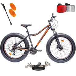 Rower Fatbike Terenowy Shimano Szerokie Opony 26 Amortyzacja Aluminium HIT!