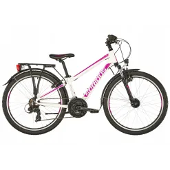 Rower Górski 24 Dziewczęcy Aluminiowy Bagażnik