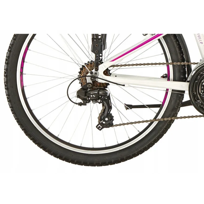 Rower Górski 24 Dziewczęcy Aluminiowy Bagażnik