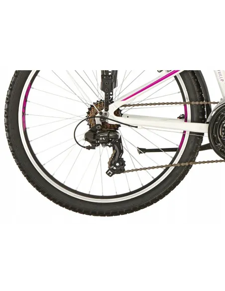 Rower Górski 24 Dziewczęcy Aluminiowy Bagażnik