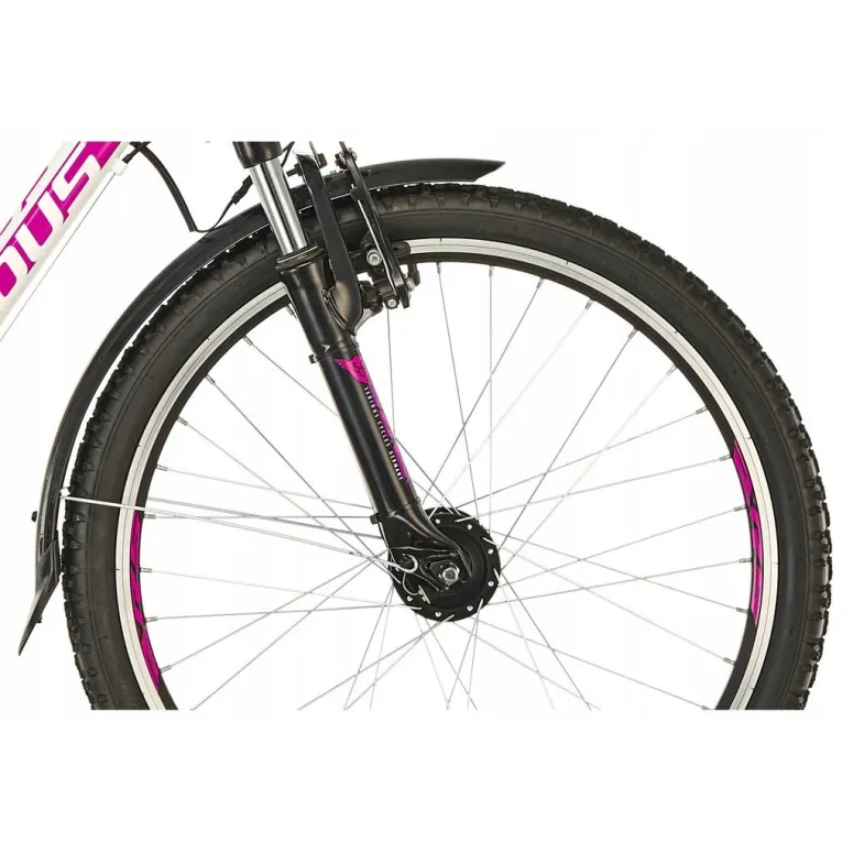 Rower Górski 24 Dziewczęcy Aluminiowy Bagażnik