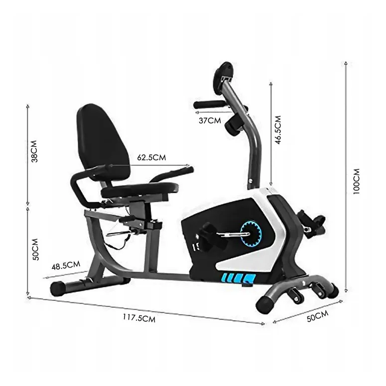 Rower Stacjonarny ISE SY-6801 Magnetyczny Poziomy