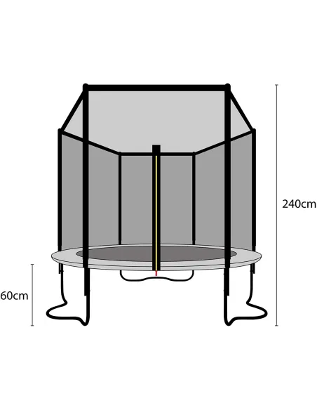 Trampolina Ogrodowa Ultrasport Wave 251cm 120kg