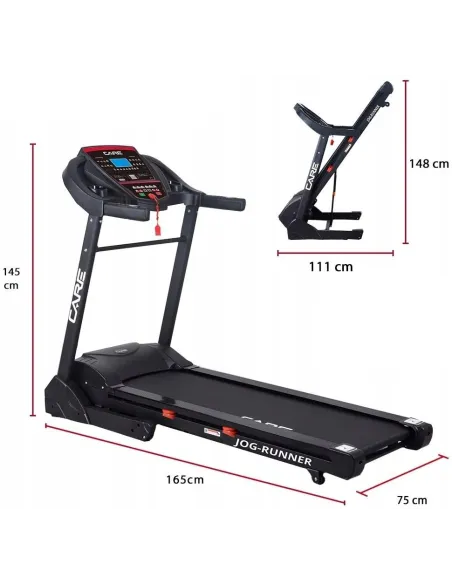 Bieżnia Elektryczna Care JogRunner 18km/h Składana