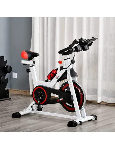 Rowerek Stacjonarny Homcom Koło 8kg Regulacja