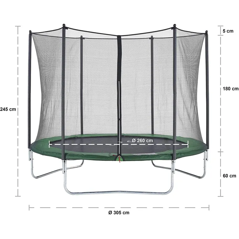 Trampolina Ogrodowa CZON SPORTS 300cm 10ft 90kg