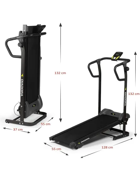 Bieżnia Magnetyczna Diadora Forty Regulacja LCD