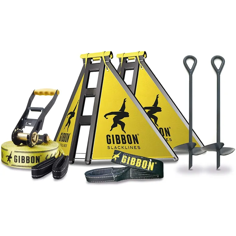 Zestaw Slackline Gibbon Independence Taśma 15m