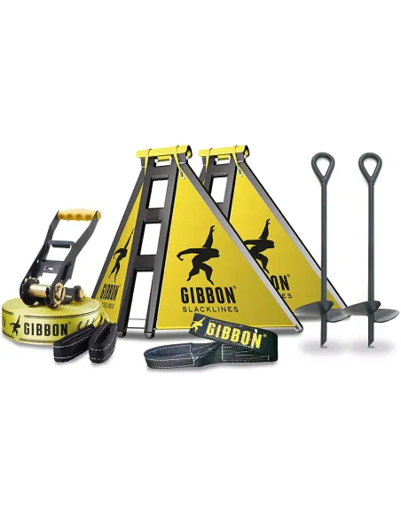 Zestaw Slackline Gibbon Independence Taśma 15m