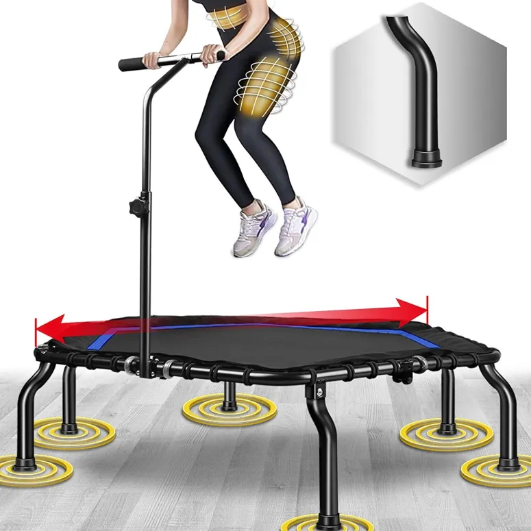 Trampolina Happy Jump Fitness 127cm Sześciokątna