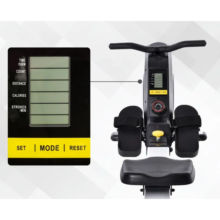 Wioślarz Magnetyczny HomCom A90243 Regulacja 4kg