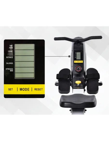 Wioślarz Magnetyczny HomCom A90243 Regulacja 4kg