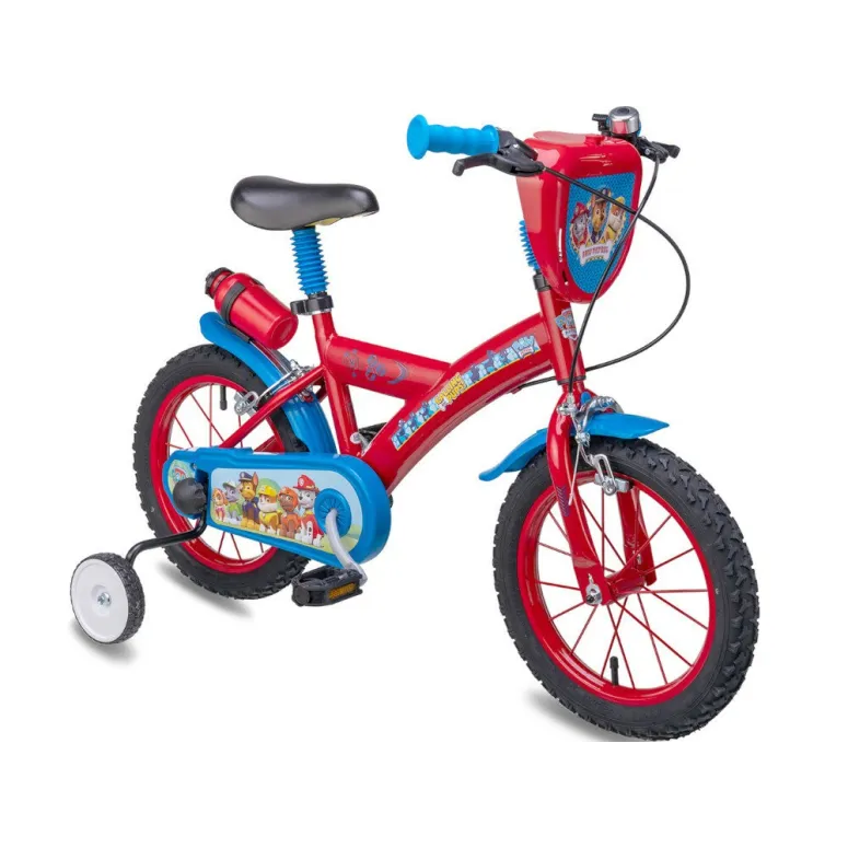 Rower Dziecięcy 14 Psi Patrol Koła Boczne Kask