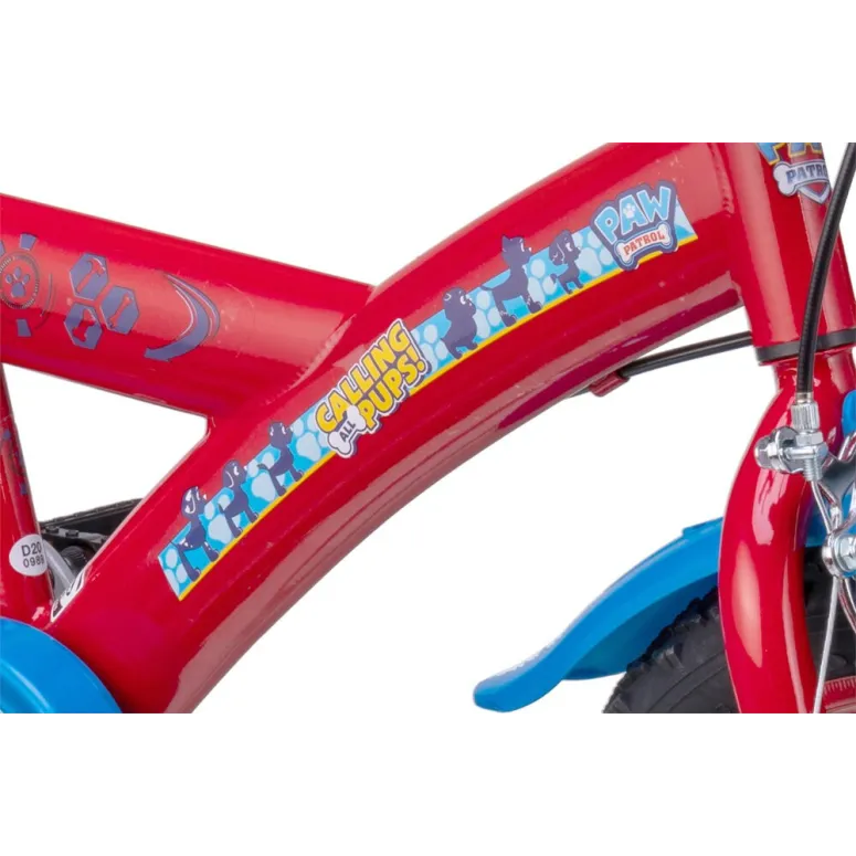 Rower Dziecięcy 14 Psi Patrol Koła Boczne Kask