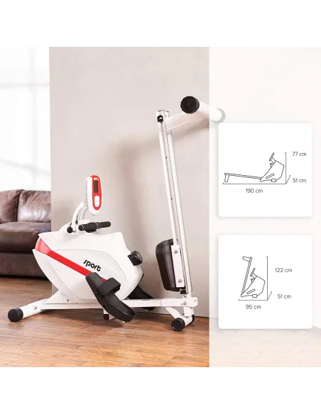 Wioślarz Magnetyczny SportPlus SP-MR-008 Składany