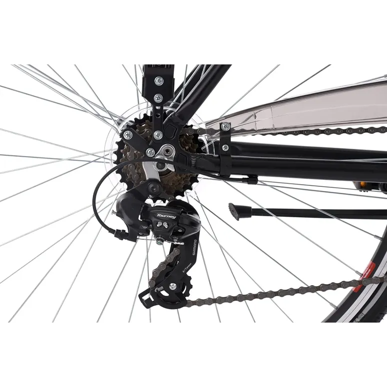 Trekkingowy Rower 28 Męski 21 biegów Oświetlenie - 8