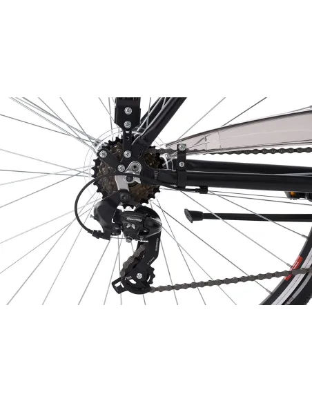 Trekkingowy Rower 28 Męski 21 biegów Oświetlenie - 8